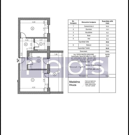 Apartament cu 2 camere decomandat în Barbu Văcărescu