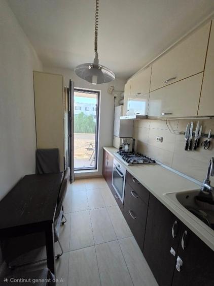 Apartament cu 2 camere semidecomandat, mobilat în Băneasa