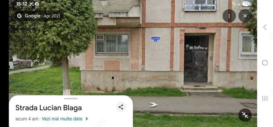 Apartament cu doua camere de comandate. Pe strada Lucian blaga