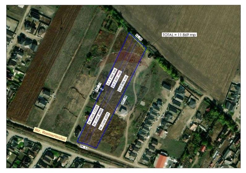 De vanzare Teren 11,870mp in Santandrei - Posibilitate parcelare - 1