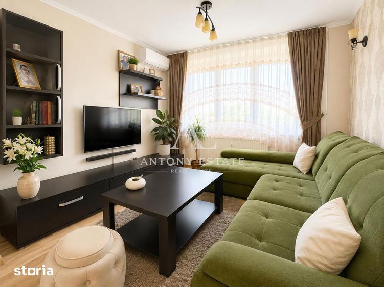 Apartament cu 4 camere decomandat, mobilat în Decebal