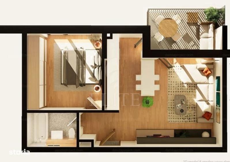 Apartament 2 camere in zona INTRE LACURI - 1