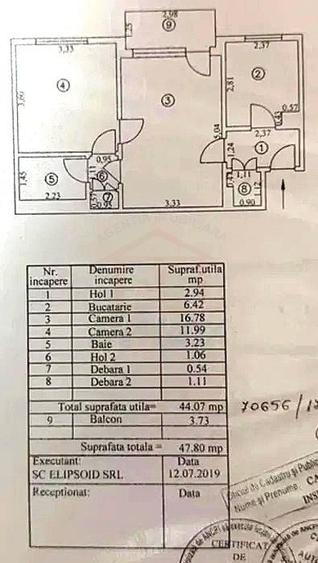 Apartament 2 camere, etaj 1, Țiglina 1 – Lângă Orășelul Copiilor - 7