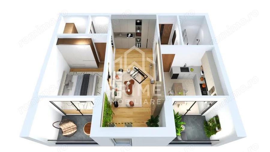 APARTAMENT 3 CAMERE | 69 MP| BLOC NOU | CETATE ZONA EXCLUSIVISTA - 2
