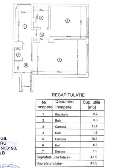 Apartament de 2 camere, decomandat, zona Copou - 9