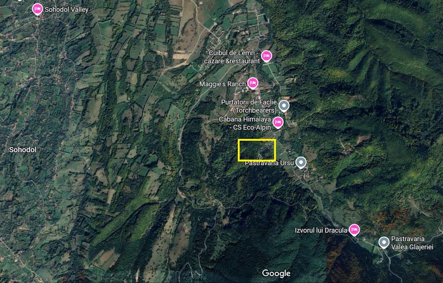 Teren Rasnov – Glajariei zona de pensiuni pretabil investitii 12 euro/mp - 3