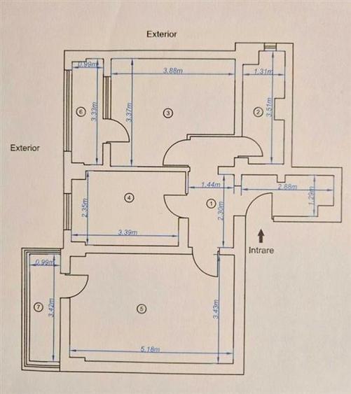 Apartament 2 camere decomandat zona Narcisa - 10