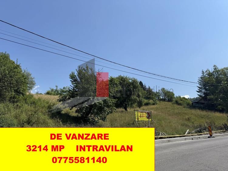 Teren intravilan 3214 mp  în Rucăr cu deschidere 56 m în DN73 - 9