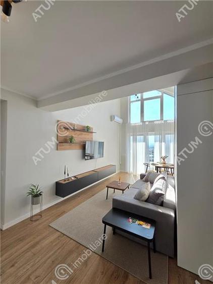 Penthouse cu 4 camere mobilat si utilat complet zonaTurnisor Sibiu - 3