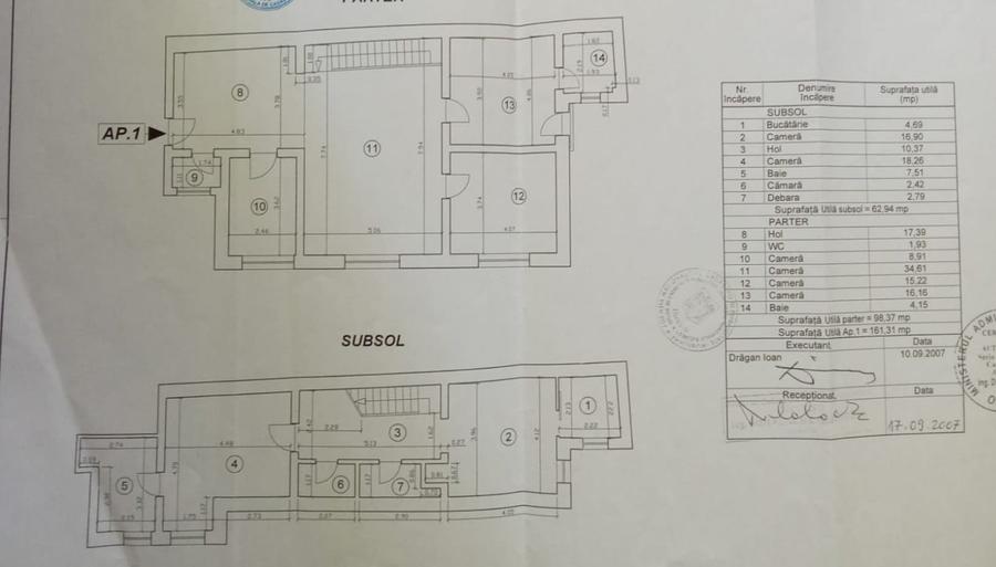 Apartament 5 camere 161 mp, zona Decebal, bloc 2006, curte, ideal investitie - 20