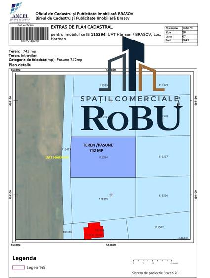 Teren 742 mp in HARMAN zona de Case # RoBU Spatii comerciale - 3