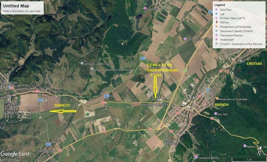 Teren intravilan industrial de vânzare – Râșnov, zona Romacril - 2