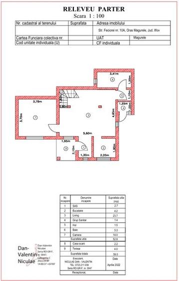 Casa 5 camere - teren 1400mp - Magurele - Str. Fecioarei - 15