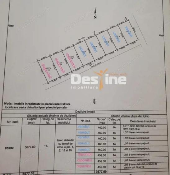 MIROSLAVA, teren 460 mp, 40.900 euro - 1