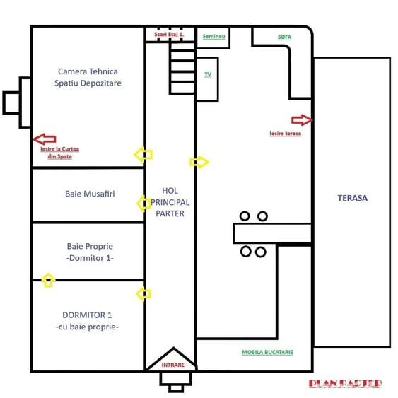 Ruscova-Casa cu 4dormitoare cu baie proprie, complet mobilata 2024 - 3