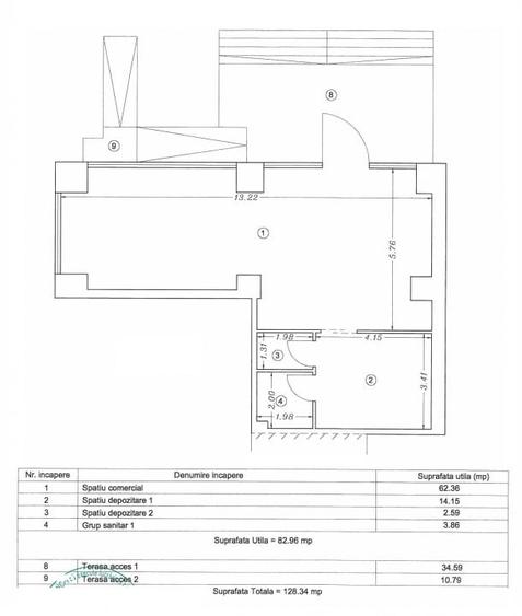 Tomis Plus, SPATIU COMERCIAL 128 mp. - 9