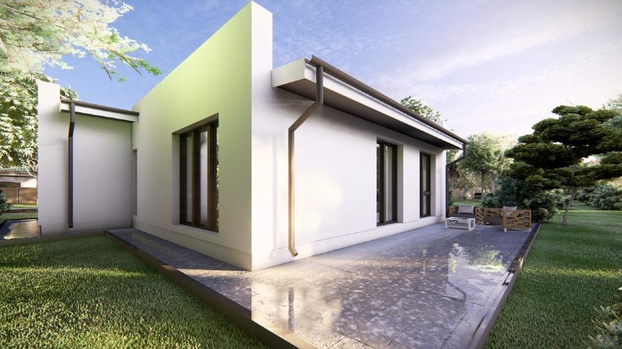 Casă modernă la roșu, parter – Domnești, 500 mp teren. - 3