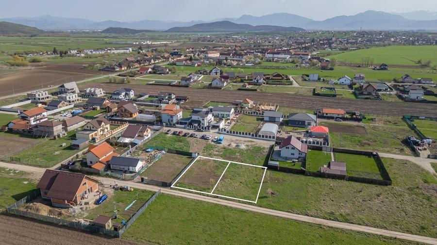 Teren 479 mp pentru construcții locuințe, Bod, utilități la stradă - 6