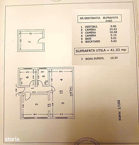 Apartament cu 2 camere semidecomandat în Grivița