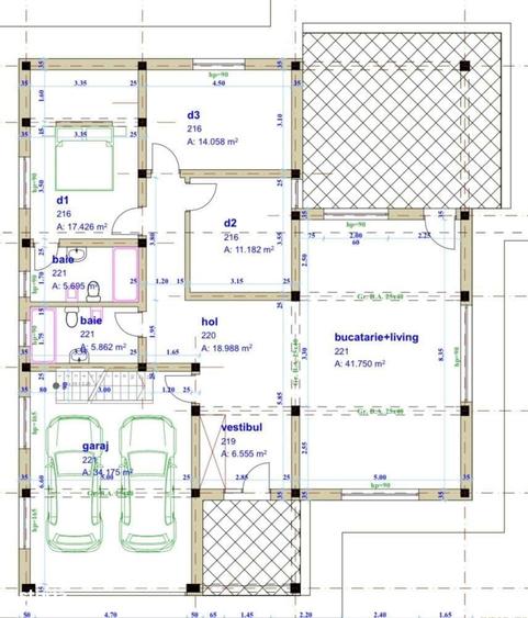 Casa parter ,4 camere, teren 1000mp Bucium langa padure - 7