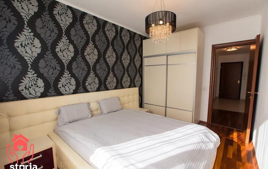 Apartament cu 2 camere semidecomandat, mobilat în Băneasa