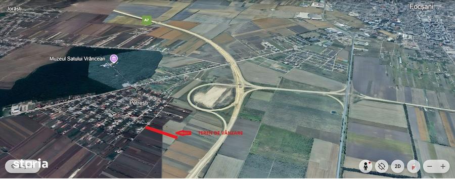 Proprietar, vand teren in suprafa?a de 4.775 mp, in Petre?ti, Vrancea - 4