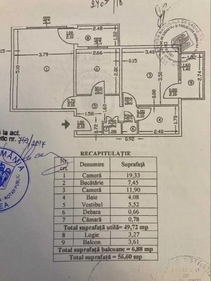 Apartament 2 camere, decomandat, 2 balcoane, Crangasi – Ceahlaul - 7