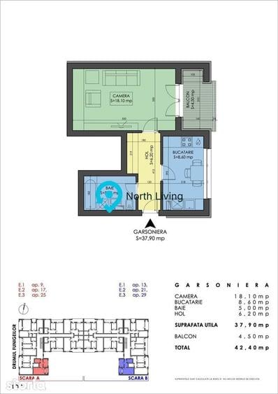 Apartament cu 2 camere în Prelungirea Ghencea