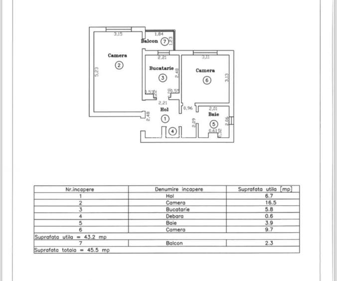 Ocazie!!! 2 camere .. etaj intermediar .. 74.000 euro