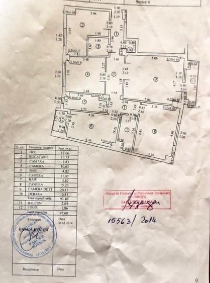 Apartament 4 camere de închiriat – Piața Unirii, Blocul Horoscop - 1
