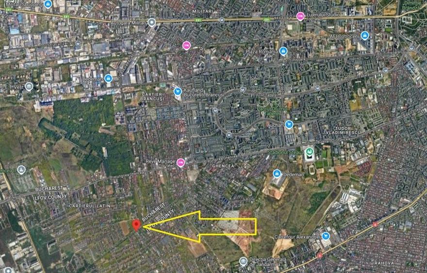 Teren 911 mp, Intravilan, d 15m, utilitati, Prelungirea Ghencea, Ghidiceni 57 - 5