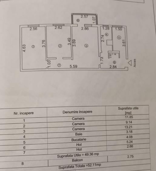 Apartament 3 camere zona KM 4-5 - 8