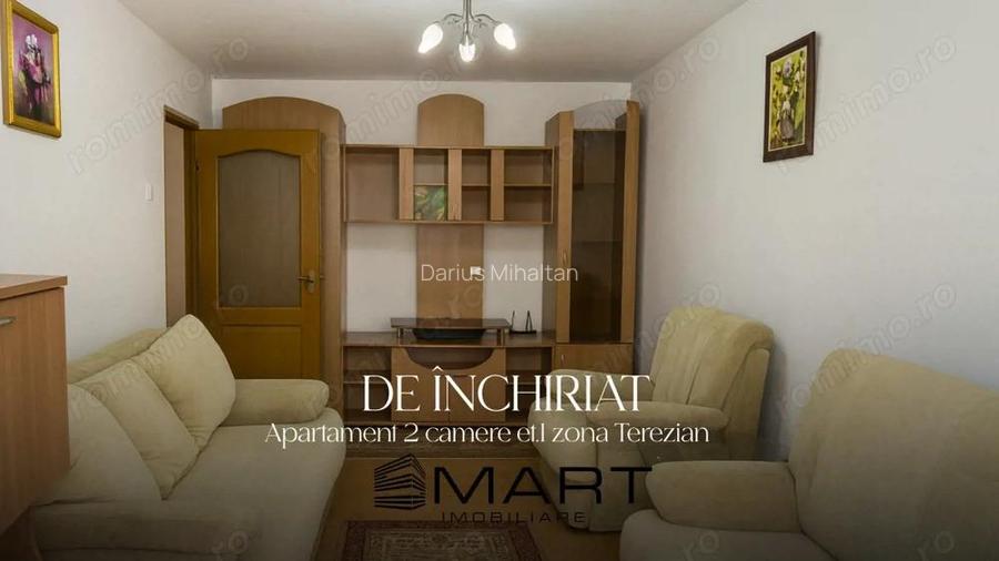 Apartament decomandat 2 camere zona Terezian