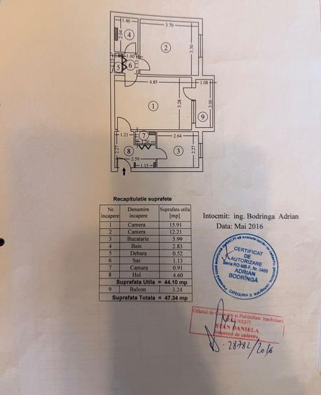 Apartament 2 camere cu balcon-Drumul Taberei 35- Metrou în fața bloc - 23