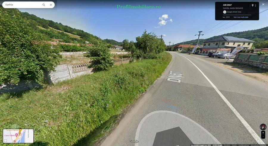 Teren 7.000mp intravilan construibil, front 160ml DN57- Eselnita, la Dunare - 7