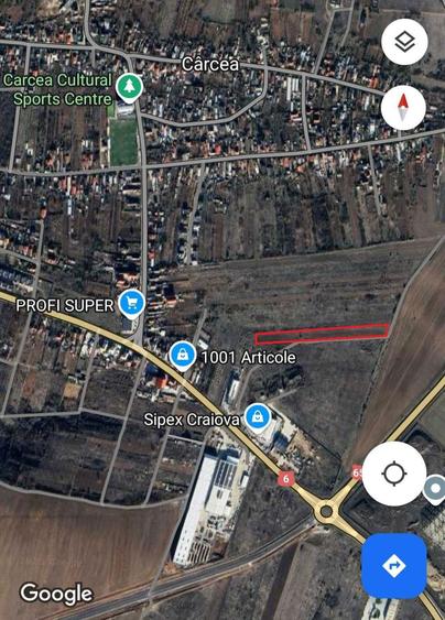 Teren Intravilan Carcea 4.100 mp 33 euro/mp Negociabil - 3