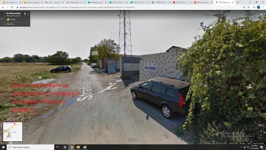Teren de 5000 mp, în Afumați