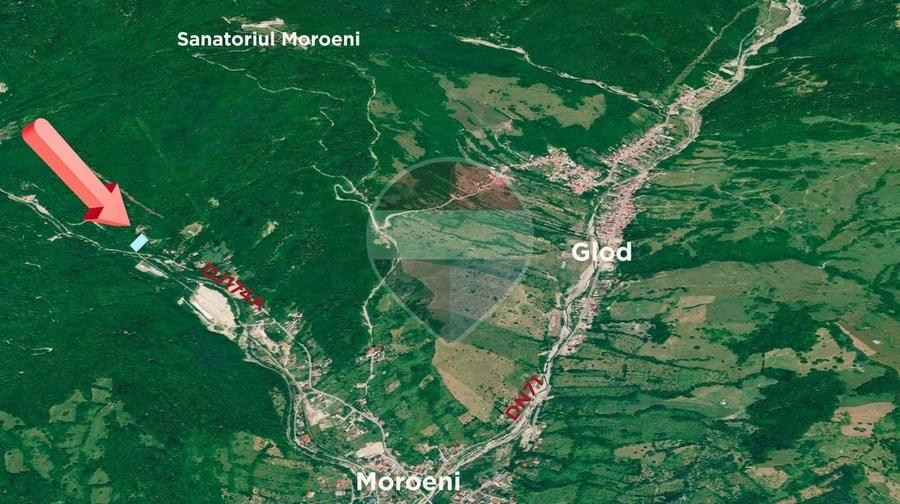Teren Construcții intravilan de 1794 mp, în Moroeni