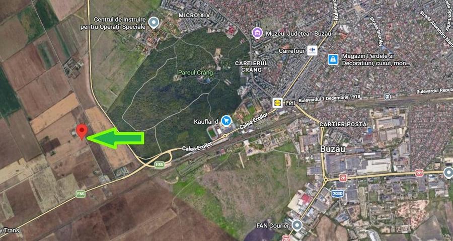 Teren intravilan de 26000 mp, în Exterior Sud