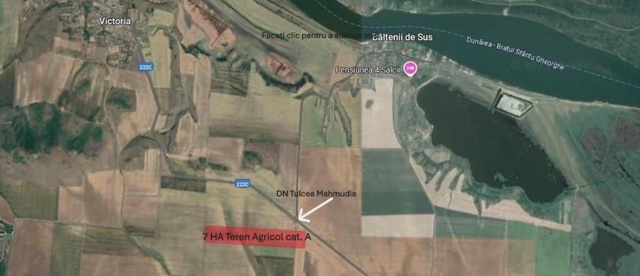 Teren AGRICOL categoria A- com Nufaru sat Victoria - 1