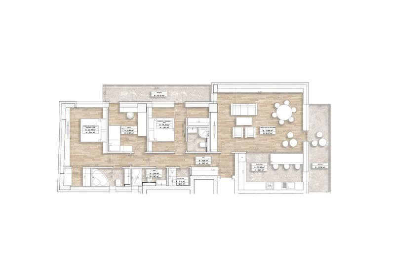 Direct Dezvoltator | 3.5 camere 109 mp utili | bloc Boutique - 2