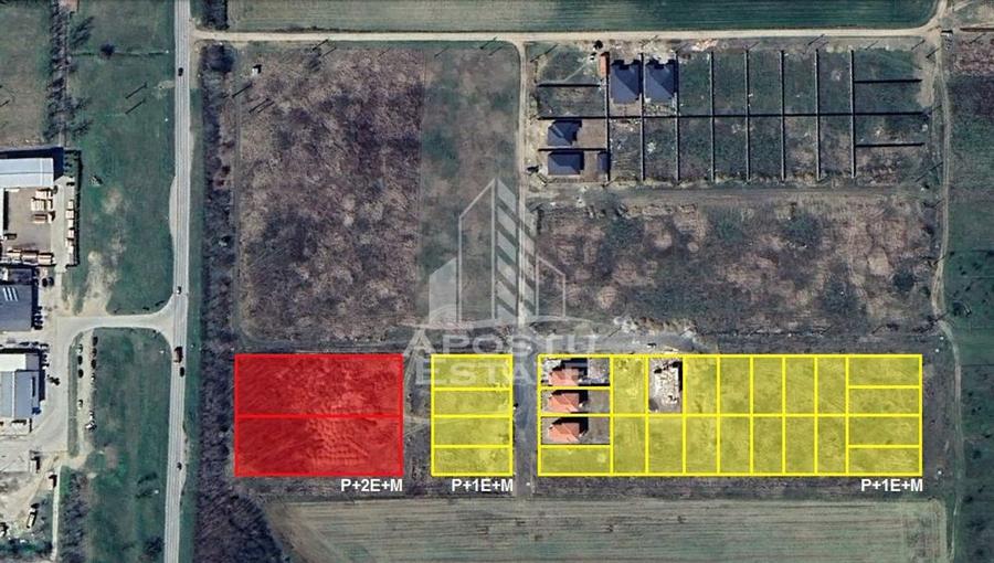 Parcele cu toate utilitatile,  617 si 670mp, PUZ NOU, Mosnita Noua - 2