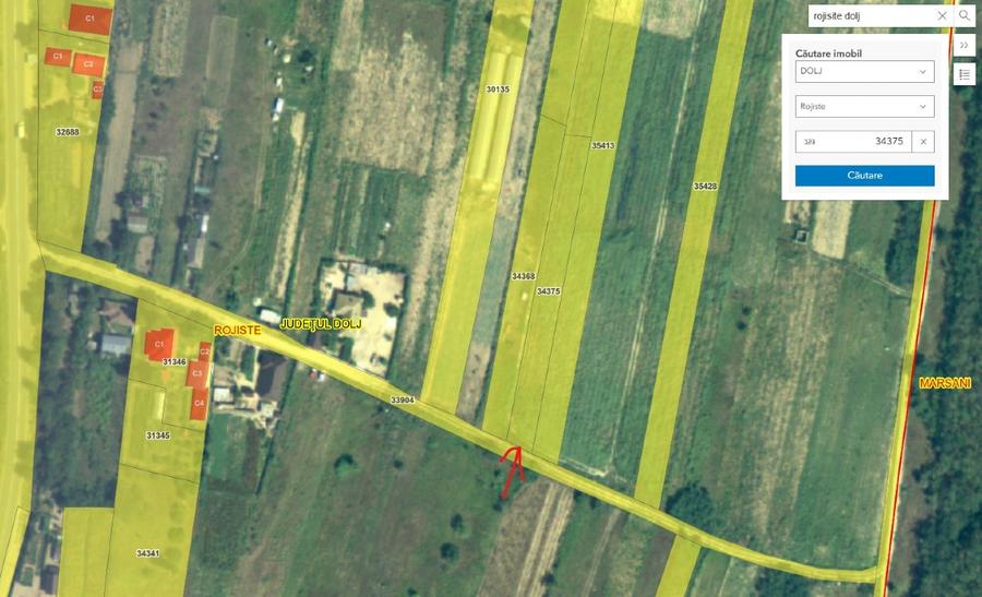 Teren intravilan comuna Rojiste  - 1