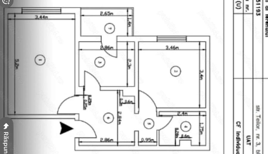 Apartament 2 camere str Teiului - 2