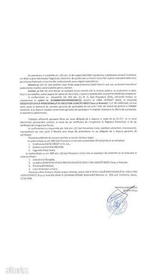 Teren intravilan MANGALIA - LICITATIE - 4