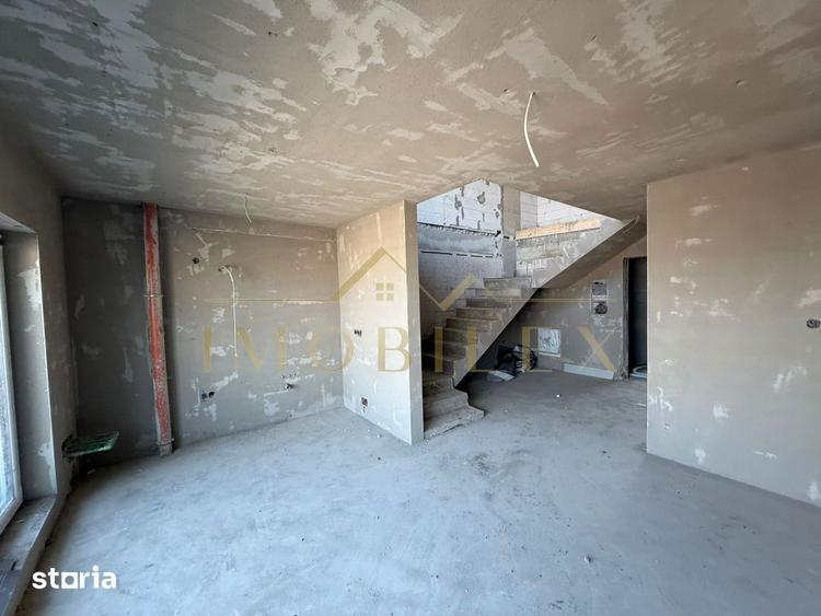 Apartament semifinisat 2 camere , 60mp, terasa, zona Sopor - 7