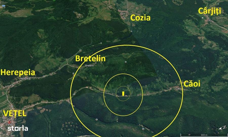 1.413mp extravilan Valea Vetelului zona retrasa - 7