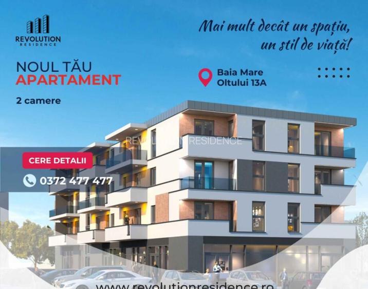NEW! COMISION 0% - Apartamente cu 2 camere - Oltului 13A, Baia Mare