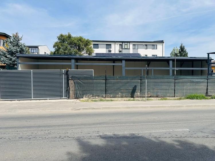 Spatiu comercial de inchiriat, stradal, str Crinului,Rosu 250mp curte+150mp hala - 1