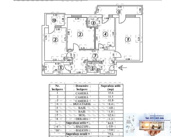 3 decomandate, 2 balcoane, 2 grupuri sanitare, Tiglina 2, DJ. Comision 0%! 3 decomandate, 2 balcoane, 2 grupuri sanitare, Tiglina 2, DJ. Comision 0%!